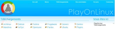 la page téléchargée