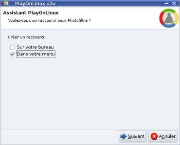 Dans votre menu pour POL